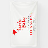 Santa Baby Winter Baby Dusche Willkommen Banner (Vertikal)