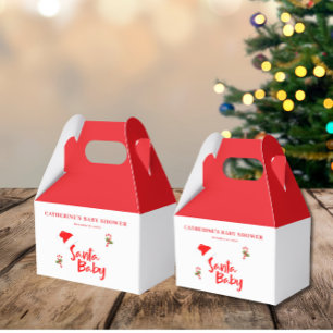 Santa Baby Winter Baby Shower Geschenkboxen Geschenkschachtel