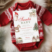 Santa Baby Winter Weihnachtsdusche Einladung