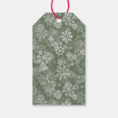 Santa Baby Winter Weihnachtsdusche Gefallen Geschenkanhänger (Rückseite)