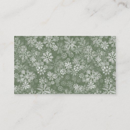 Santa Baby Winter Weihnachtskalender Begleitkarte (Rückseite)