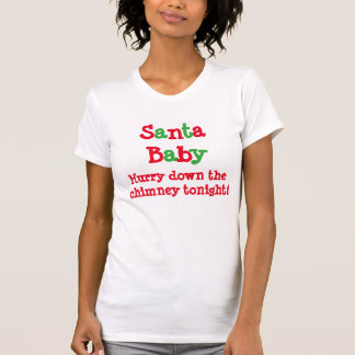 SANTA BABY WOMEN'S FEINE JERSEY T - SHIRT (WEISS)