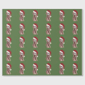 Santa Bacon Geschenkpapier (Flach)
