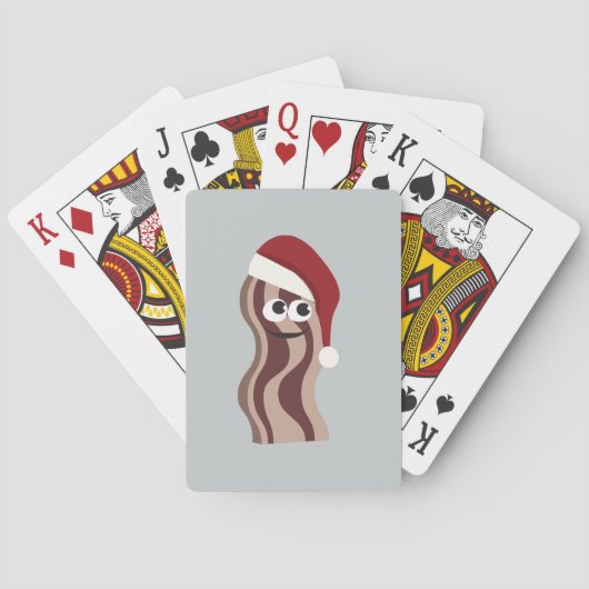 Santa Bacon Spielkarten (Rückseite)