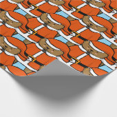 Santa Bär Geschenkpapier (Ecke)