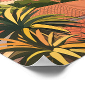 Santa Barbara Beach Central Coast California Retro Poster (Ecke)