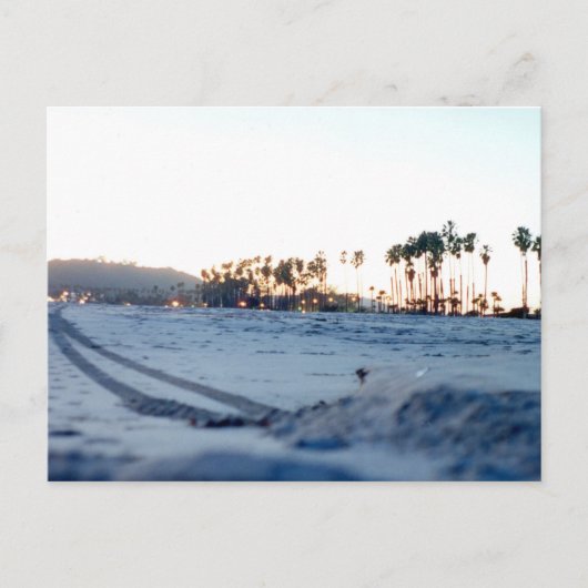 Santa Barbara Beach Postkarte (Vorderseite)