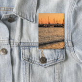 Santa Barbara bei Sonnenuntergang Button (Insitu)