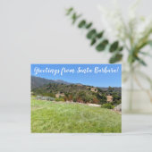 Santa Barbara Botanic Garden Postkarte (Stehend Vorderseite)