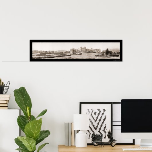 Santa Barbara CA Hotel Potter Foto 1909 Poster (Heimbüro)