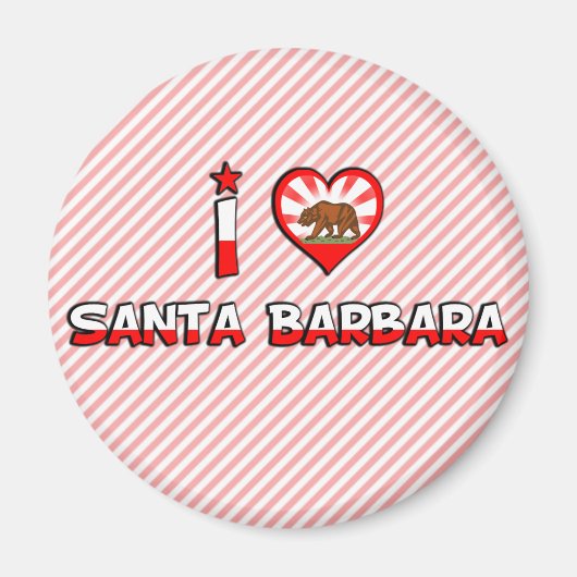 Santa Barbara, CA Magnet (Vorne)
