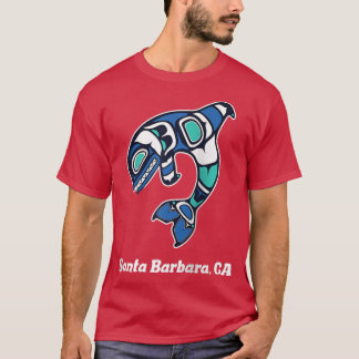 Santa Barbara CA National American Tribal Orca Kil T-Shirt