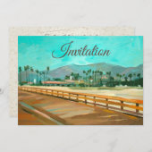 Santa Barbara, CA - Stearns Wharf Einladung (Vorne/Hinten)