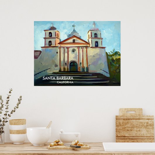 Santa Barbara, CA, USA Poster (Küche)