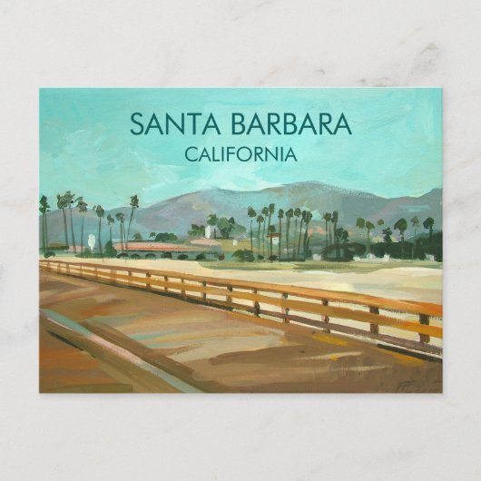 Santa Barbara, CA, USA Postkarte (Vorderseite)