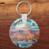 Santa Barbara, CA, USA Schlüsselanhänger (Vorderseite)