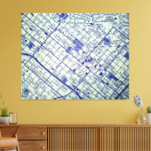 SANTA BARBARA, CA Vintag Map Leinwanddruck (Insitu (Wohnzimmer))