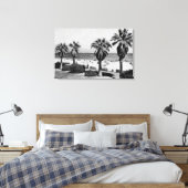 Santa Barbara, CA West Beach View Foto Leinwanddruck (Insitu (Schlafzimmer))