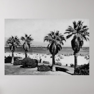 Santa Barbara, CA West Beach View Foto Poster