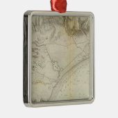 Santa Barbara, Calif Ornament Aus Metall (Rechts)