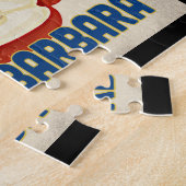 Santa Barbara California Apple - Vintage Travel Puzzle (Seite)