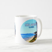 Santa Barbara California Butterfly Beach Montecito Kaffeetasse (VorderseiteRechts)