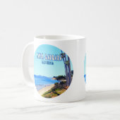 Santa Barbara California Butterfly Beach Montecito Kaffeetasse (Vorderseite Links)