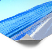 Santa Barbara California Butterfly Beach Montecito Poster (Ecke)