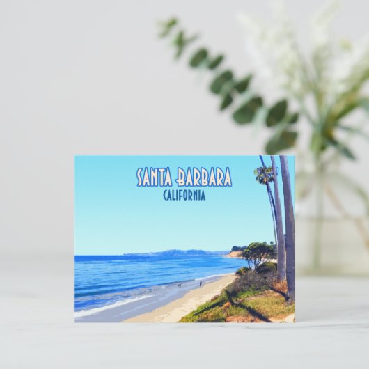 Santa Barbara California Butterfly Beach Montecito Postkarte (Stehend Vorderseite)