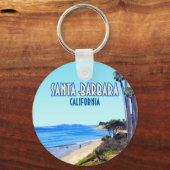 Santa Barbara California Butterfly Beach Montecito Schlüsselanhänger (Vorderseite)