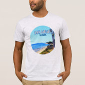 Santa Barbara California Butterfly Beach Montecito T-Shirt (Vorderseite)