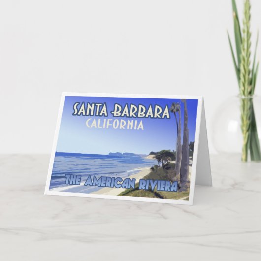 Santa Barbara California Butterfly Beach Souvenir Karte (Vorderseite)