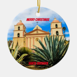 Santa Barbara California Landschaftlich Ornament