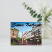 Santa Barbara California Post Card Postkarte (Stehend Vorderseite)