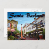 Santa Barbara California Post Card Postkarte (Vorne/Hinten)