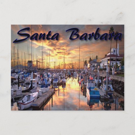 Santa Barbara California Post Card Postkarte (Vorderseite)