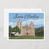 Santa Barbara California Postcard Postkarte (Vorne/Hinten)