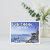 Santa Barbara California Postkarte (Stehend Vorderseite)