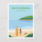 Santa Barbara California Postkarte (Vorderseite)