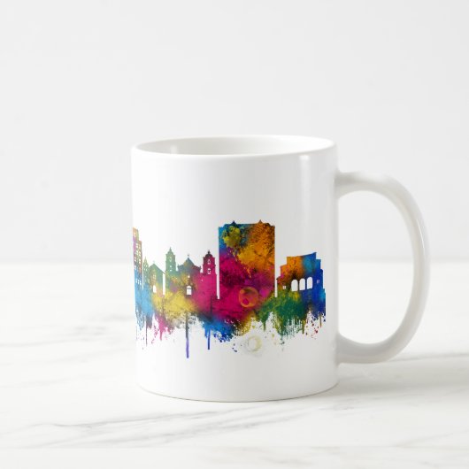 Santa Barbara California Skyline Kaffeetasse (Rechts)