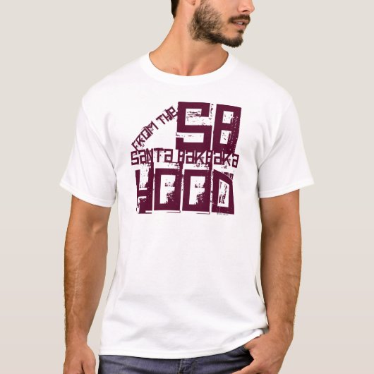 Santa Barbara California T-Shirt (Vorderseite)