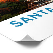 Santa Barbara California Travel Print Poster (Ecke)