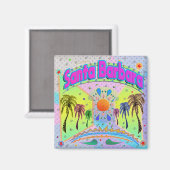 Santa Barbara Calm Desire Magnet (Vorderseite/Rückseite)