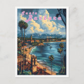 Santa Barbara Classic Art Retro Postkarte (Vorderseite)