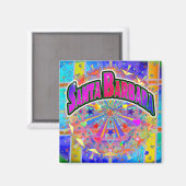 Santa Barbara Cosmic Unity Magnet (Vorderseite/Rückseite)