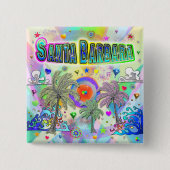 Santa Barbara Deep Dream Button (Vorderseite)