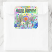 Santa Barbara Deep Dream Sticker (Tasche)