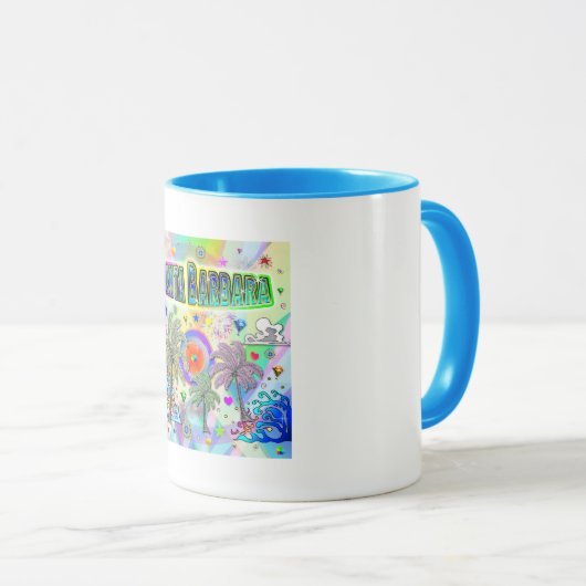 Santa Barbara Deep Dream Tasse (VorderseiteRechts)