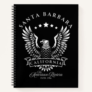 Santa Barbara, die amerikanische Riviera Kaliforni Notizblock