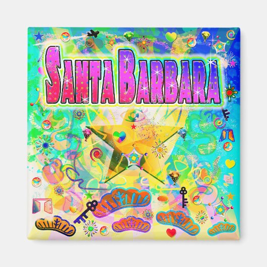 Santa Barbara Epoch Hour Magnet (Vorne)